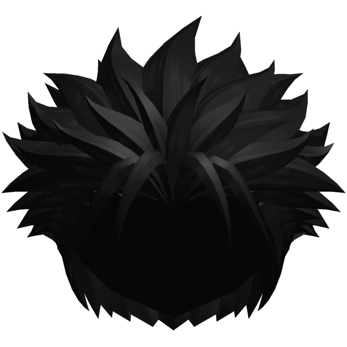 Black Messy Dragon Hunter Hair