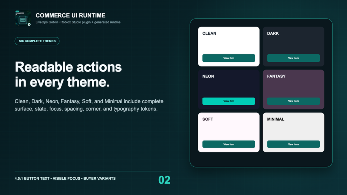 LiveOps Goblin: Commerce UI Runtime preview 5