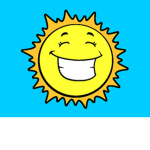 un dia con un sol increible