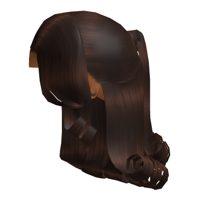 Brown Half Up Half Down Flipped Ends Roblox item