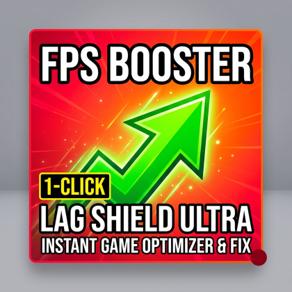Lag Shield Ultra - 1-Click FPS Booster & Optimizer