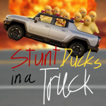 Stunt Ducks in a Truck