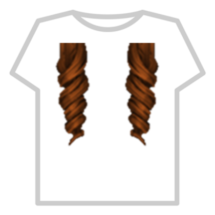 brown hair Roblox decal