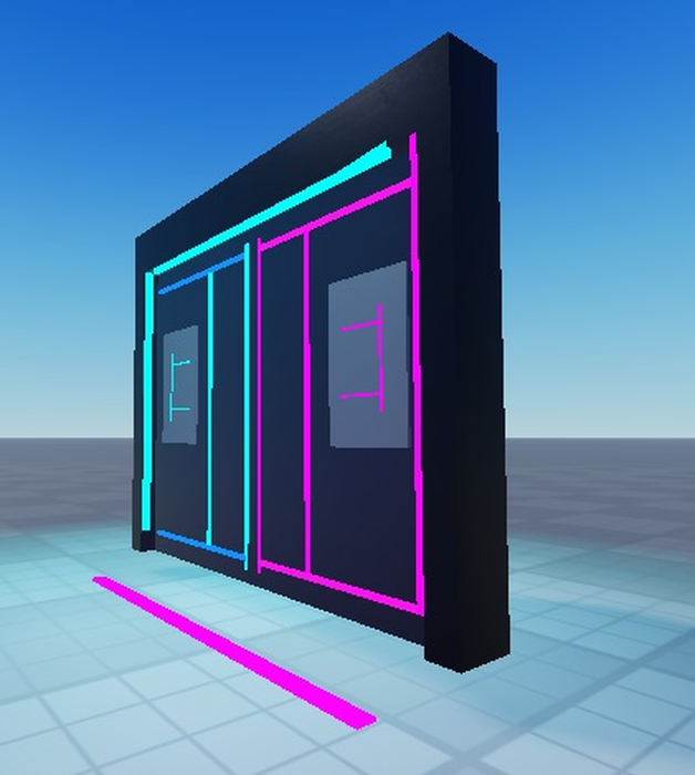 Puerta Futurista CyberPunk preview 3