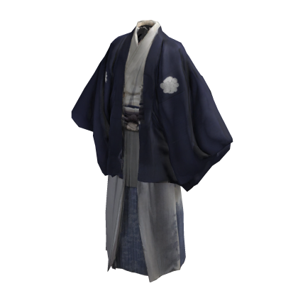 Navy Crest Kimono [PBR]