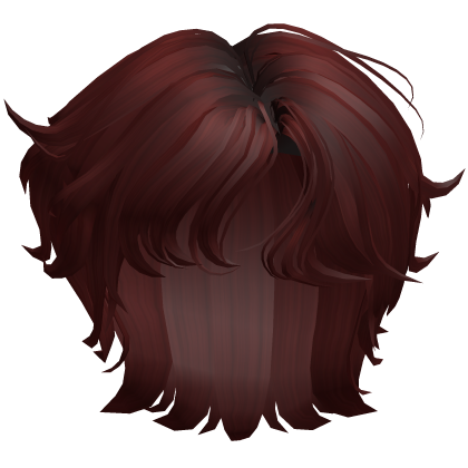 Wavy Middle Part Boy Hair (Red) Roblox item