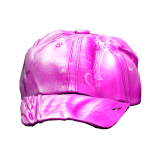 Hot Pink Grunge Distressed Hat