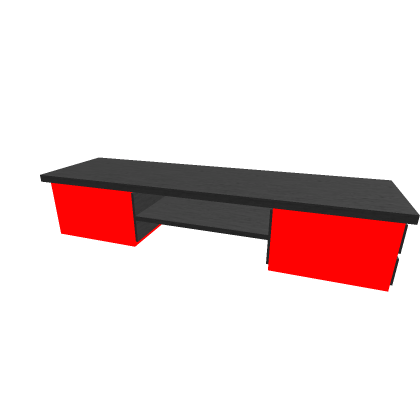 Red modern LED table