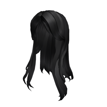 Curtain Bangs in Black Roblox item