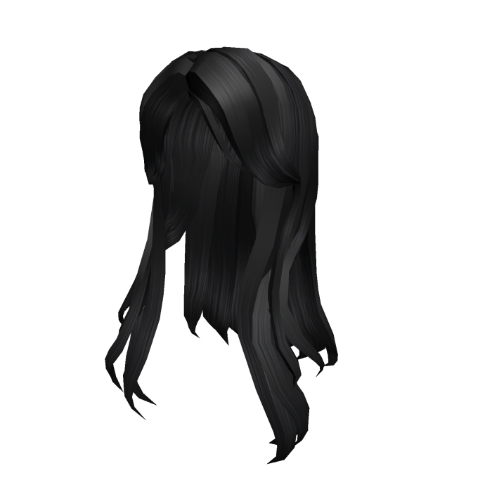 Curtain Bangs in Black