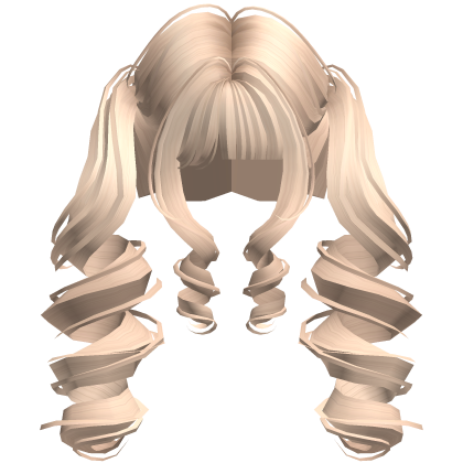 Blonde Dolly Spiral Twin Tails 🎀 Roblox item
