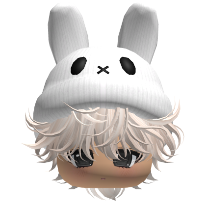 Moe Messy Boy Hair W/ Bunny Hat Beige V2