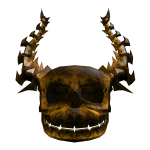 Golden Demonic Skeleton