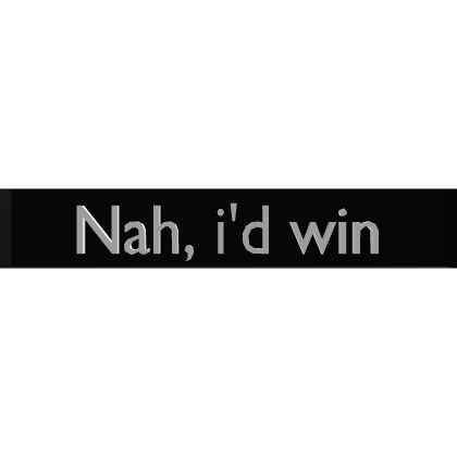 🔥 Nah, i'd win Roblox item