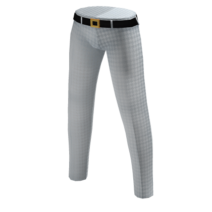 Slim Fit Trousers | White