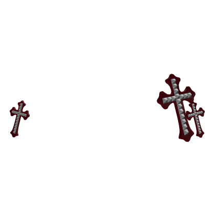 ୨୧┊Cute Halloween Moe Red Velvet Cross Hair Clips Roblox item