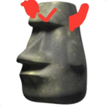 Evil moai >:D