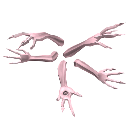 Light Pink Demonic Cursed Back Arms Roblox item
