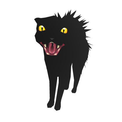 Halloween Scared Black Cat