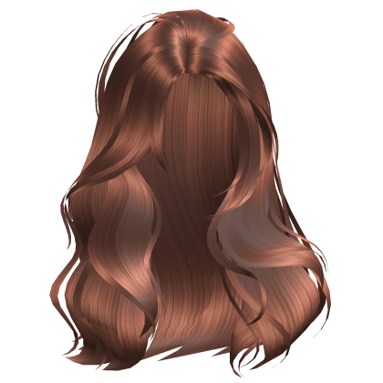  Straight Long Fashion Feathered Flowy Brown Roblox item