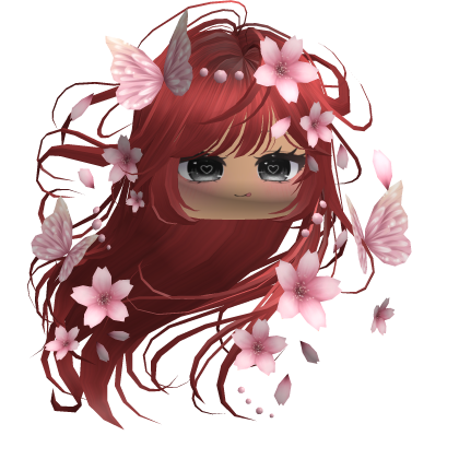 Mystical Sakura Windy Hair (Red)