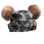 Y2K Double Fur Pom Beanie (LIMITED)