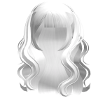 ♡ : white wavy hair