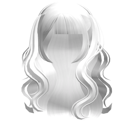 ♡ : white wavy hair thumbnail