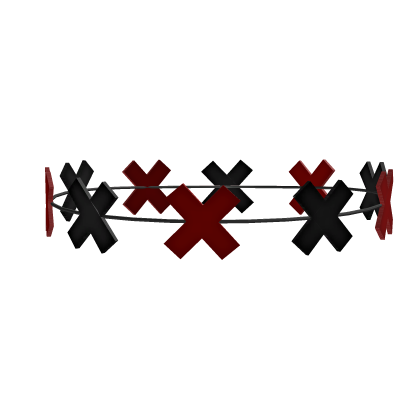 Dreamcore clown choker (Black & Red)