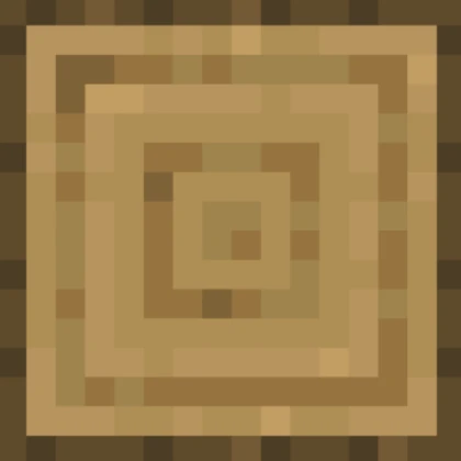Oak Log Top From Minecraft