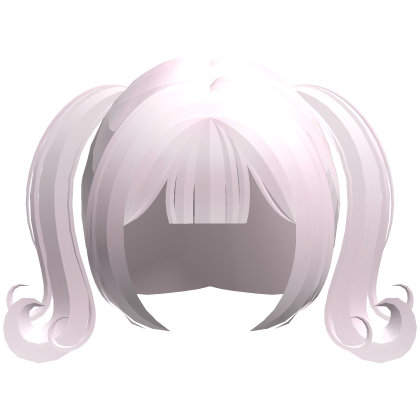 pastel pink silky swirly moe angel pigtails