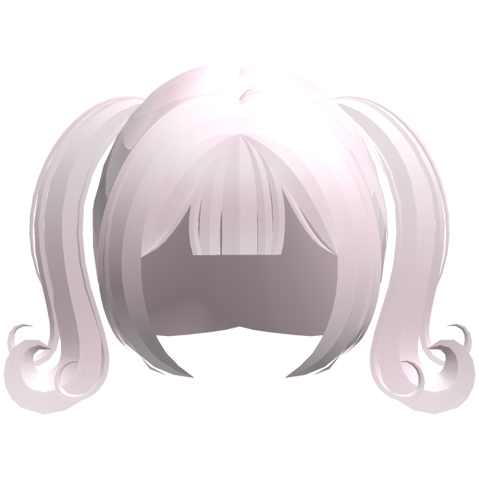 pastel pink silky swirly moe angel pigtails