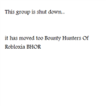 Bounter hunters of robloxia
