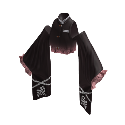 Demon Warrior Top Nezuko Brown & Pink