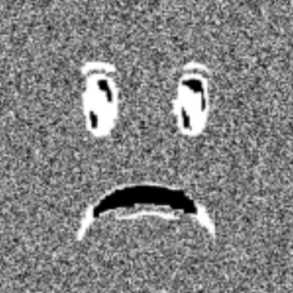Pixel sad static winning smile Roblox decal
