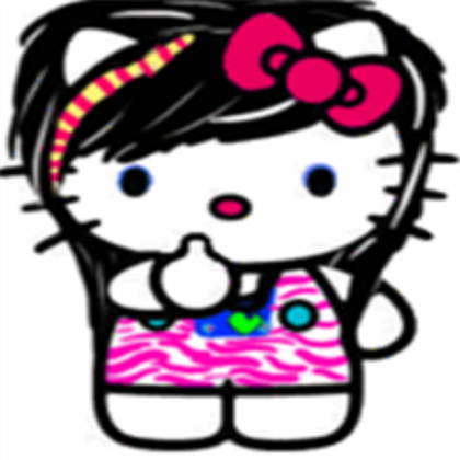 Emo Hello Kitty Roblox decal