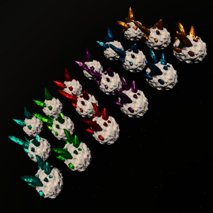 Crystal Ores (54 Models) preview 3