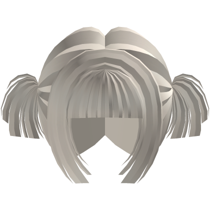 Blonde Kawaii Moe Blunt Mini Pigtails  𖹭 .ᐟ  Roblox item