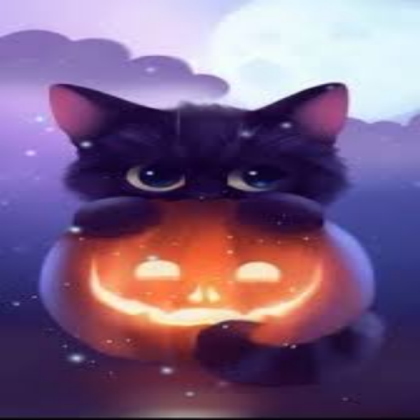 black cat Roblox decal