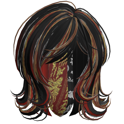 Scene 2000s Darling Wolfcut Japanese Dragon Roblox item