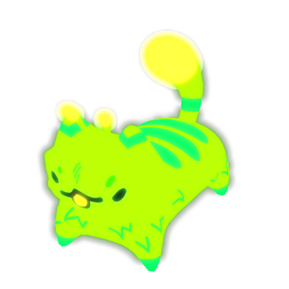 Glowing Gnarpy Cat Suit