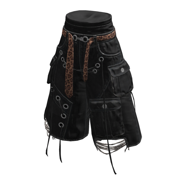Daeye - Sagging Jorts Black