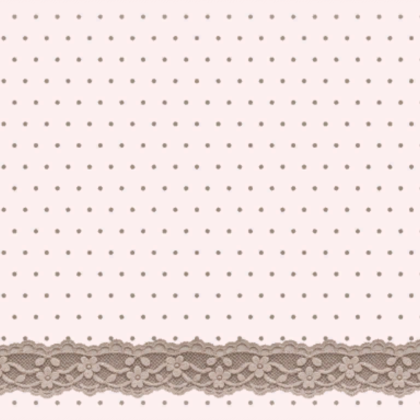 Shoujo Pink & Light Brown Lace with Polka Dot