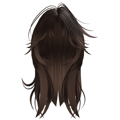 Brown Ombre Grunge Y2K Layered Shaggy Wolfcut Roblox item