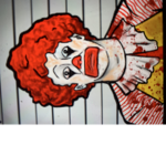 Left on red Ronald McDonald