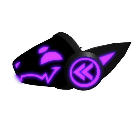 Emissive Protogen Visor | Purple/Black VAR1 Roblox item