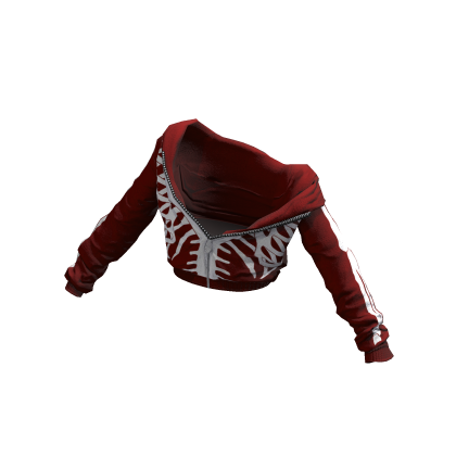 Skelly Off-Shoulder Jacket Red thumbnail