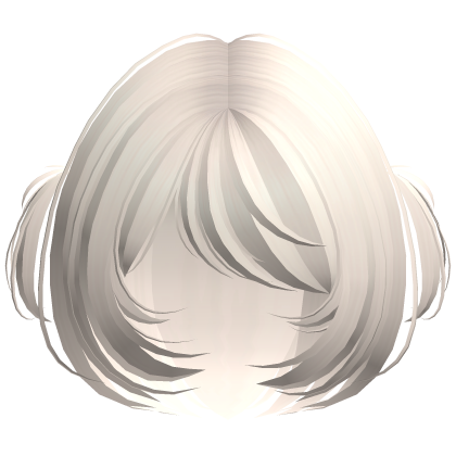 Cute Shy Bob w/ Mini Pigtails Light Blonde