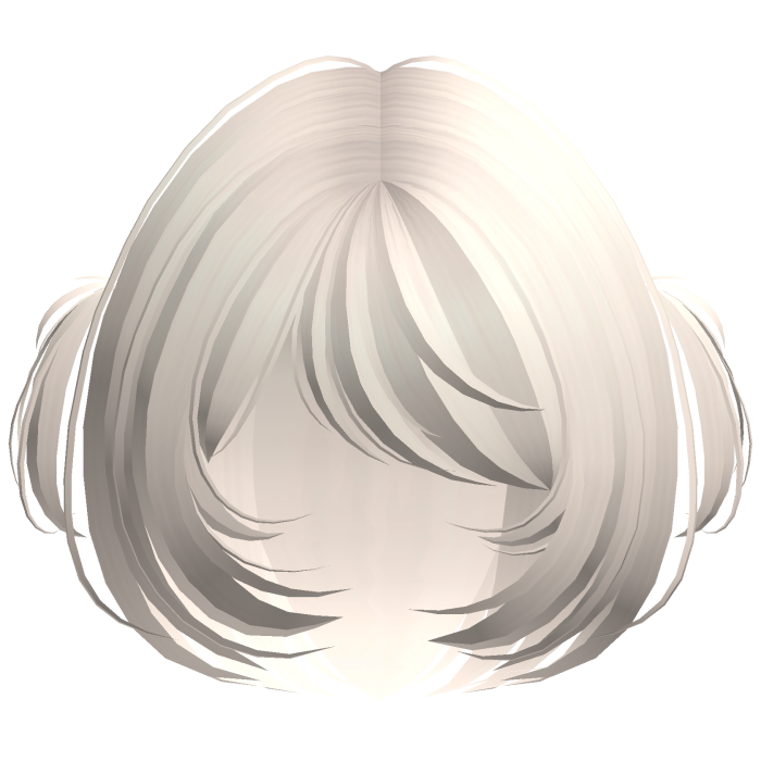 Cute Shy Bob w/ Mini Pigtails Light Blonde