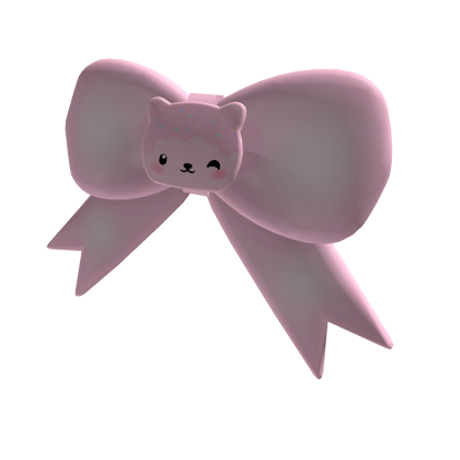 𐔌՞. . ՞𐦯 cute pink num nom bow ♡ Roblox item